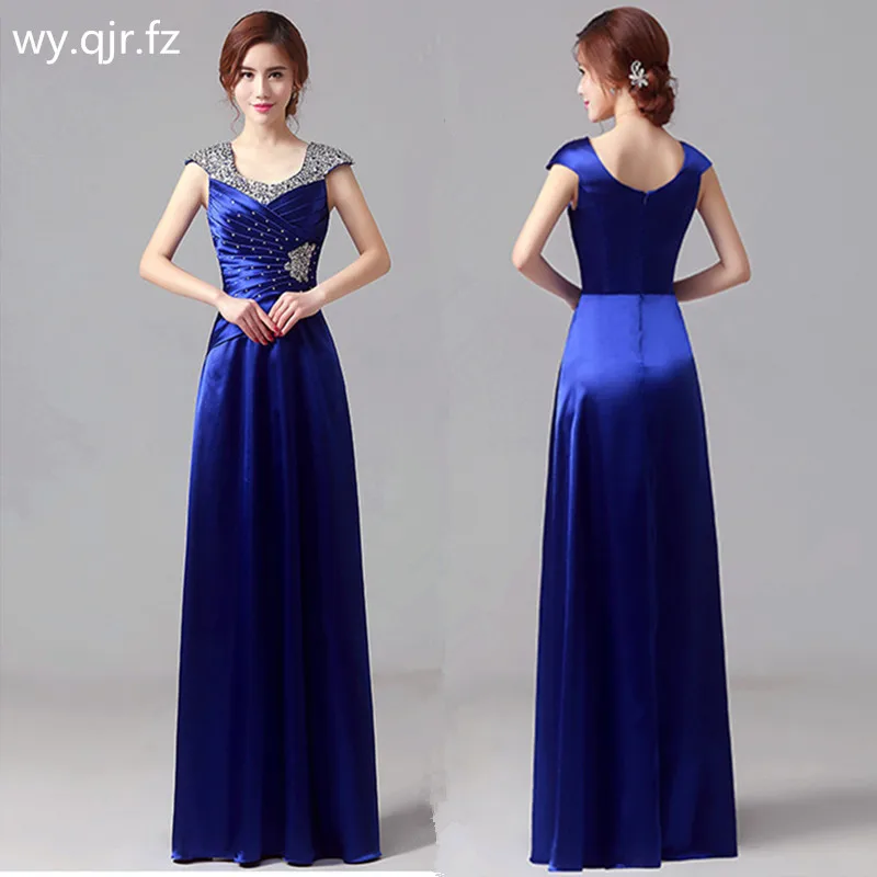 JYHS-007#new 2024 spring summer fashion One-shoulder Bridesmaid Dresses bride wedding party prom dress wine red cheap wholesale