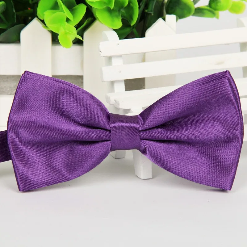 Gravata borboleta de casamento de casamento de cavalheiro sólido cravat novo homem cor brilhante gravata borboleta negócio bowties pajarita turquesa