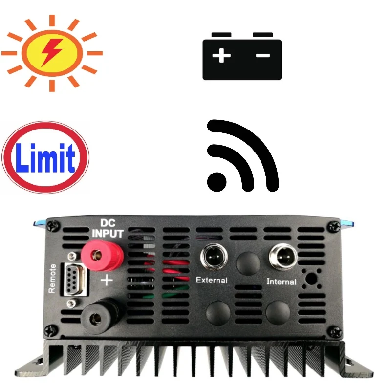 1000W Solar Grid Tie Inverter with Limiter for Solar Panels Battery Discharge Home on Grid Connected 1KW