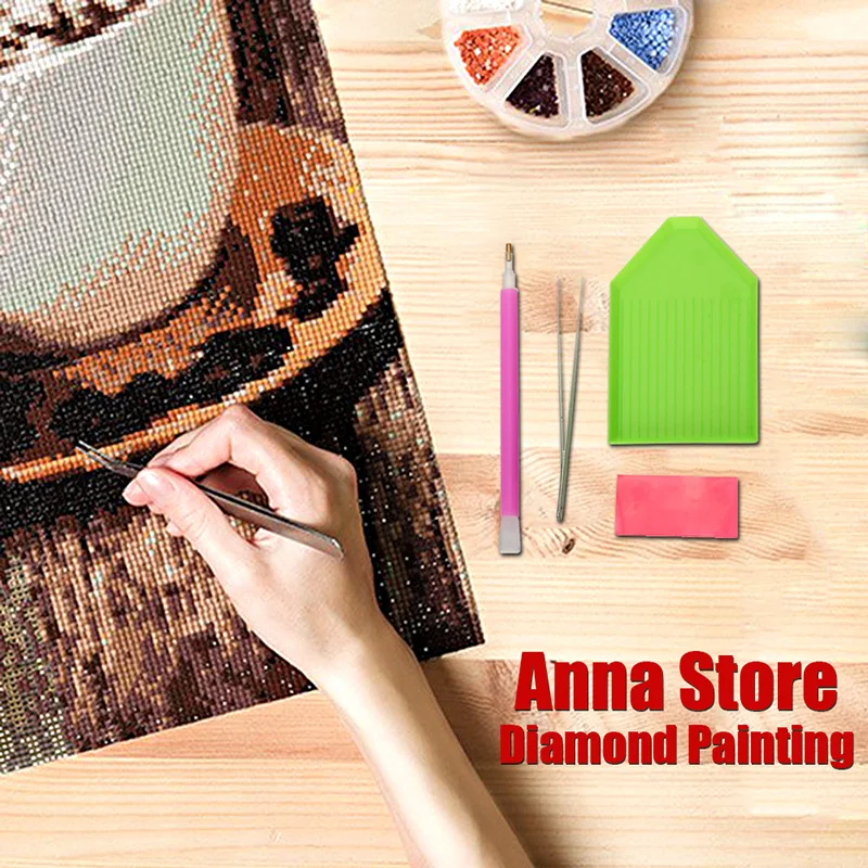 Full Square/Round Drill 5D DIY Diamond Painting "Pink flower tree" 3D Embroidery Cross Stitch 5D Rhinestone Home Decor Gift image 4