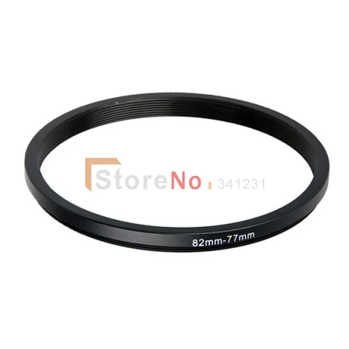 82mm om 77mm 82-77mm metalen lens step down lens filter adapter ring black met tracking nummer
