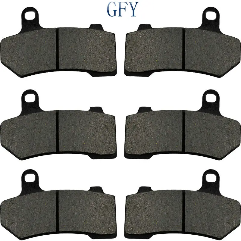 For HARLEY DAVIDSON Touring FLHR Road King Spoke Wheel Type 2008-2012 2013 2014 2015 2016 Motorcycle Brake Pads Front Rear