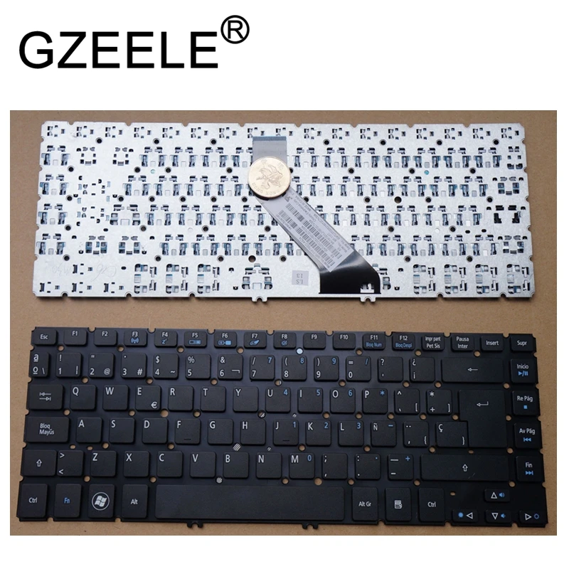 

GZEELE Spanish keyboard FOR Acer Aspire V5-431G V5-431P V5-431PG V5-471G V5-471P V5-471 V5-431 MS2360 SP BLACK