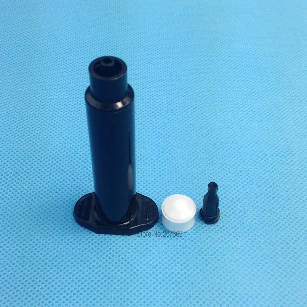 1,800PCS/LOT, 5CC Black Air Dispense Syringe Barrel 3-pieces(barrel+stopper+tip cap), Glue Dispenser Barrel,Liquid Dispenser