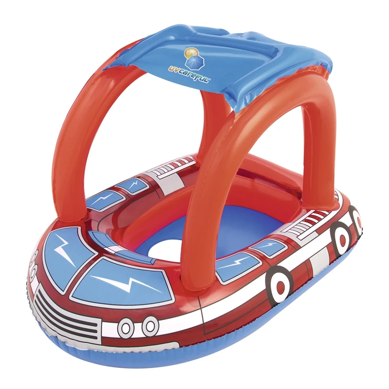 Inflatable Fire Rescue Baby Care Seat Boat Swimming Pool Float Water Toys Fun Raft Boia Piscina