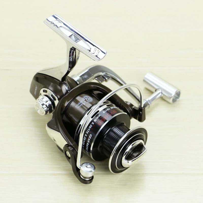 New Hot Sale Good Quality Fishing Reels Spinning Pre-Loading Spinning Wheel 5.5:1 12+1 BB Medal Silver