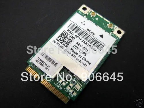 Wireless wifi Mini pci Card DW1395 BCM94312 4312BG bcm4312 for Dell Broadcom