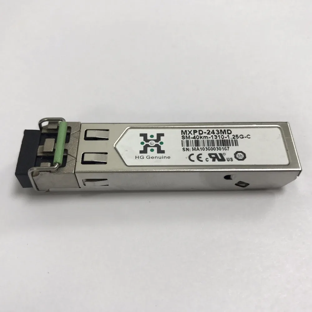 

Original second hand HG Genuine MXPD-243MD SM-40km-1310-1.25G-C Optical Transceiver