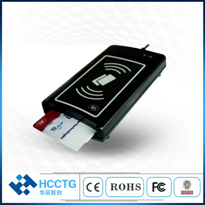 Dual Interface USB NFC + IC Chip Tablet PC ISO 7816 Smart Card Reader ACR1281U-C1