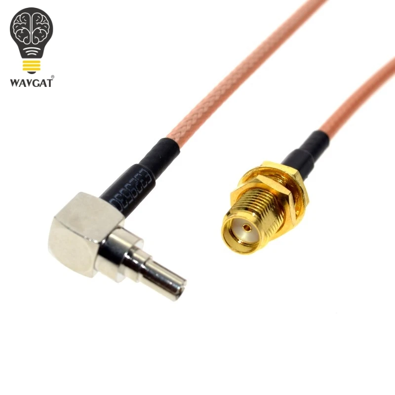 RF SMA Switch TS9 Pigtail Cable SMA Female Bulkhead Connector Switch TS9 Male Right Angle Connector RG316 Cable 15cm