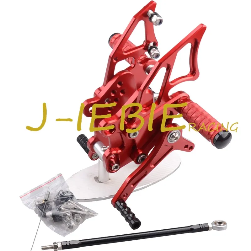 

CNC Racing Rearset Adjustable Rear Sets Foot pegs Fit For Kawasaki NINJA EX300 300R 2013 2014 2015 RED