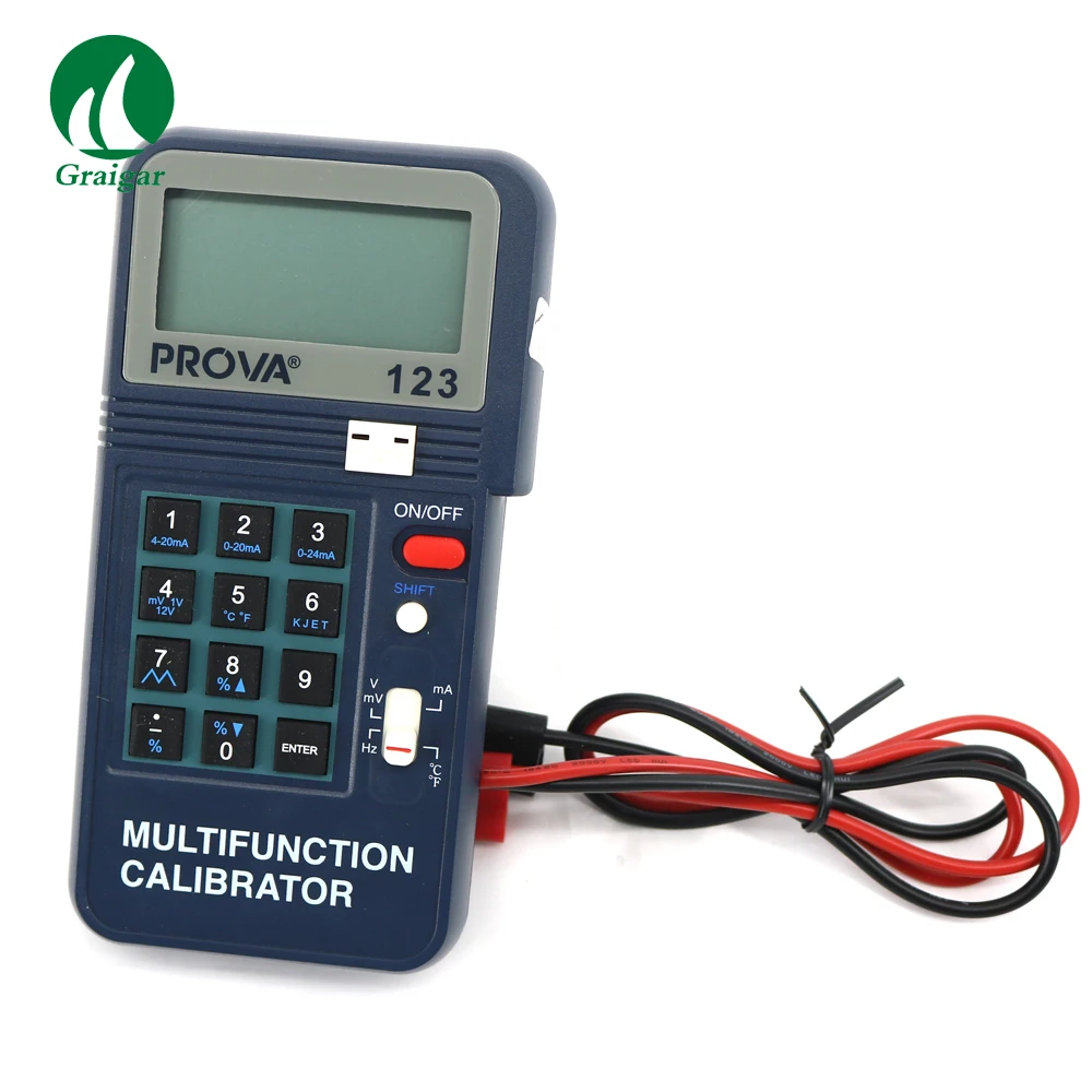 New PROVA123 Process Calibrator Thermocouple 0-100mV with 10 m V Resolution PROVA-123 K, J, E, T TYPE Frequency 2 - 50mHz