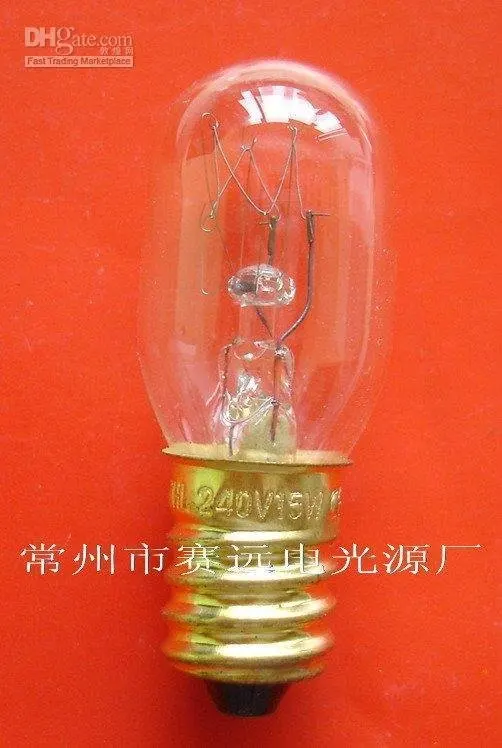 

GREAT!miniature light lamp 240v 15w e14 t20x52 A289 sellwell lighting