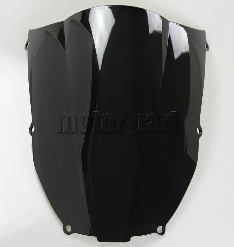 منحرف الزجاج الأمامي الأسود للدراجات النارية ABS لـ 2000 2001 2002 Kawasaki Ninja ZX6R 636 ZX 6R 00 01 02