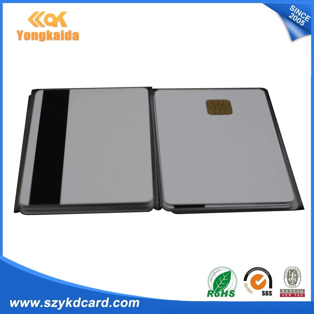 

500PCS/Lot 4428& Hi-Co Magentic Chip Smart blank Composite Card/EMV Card Contact Smart Cards