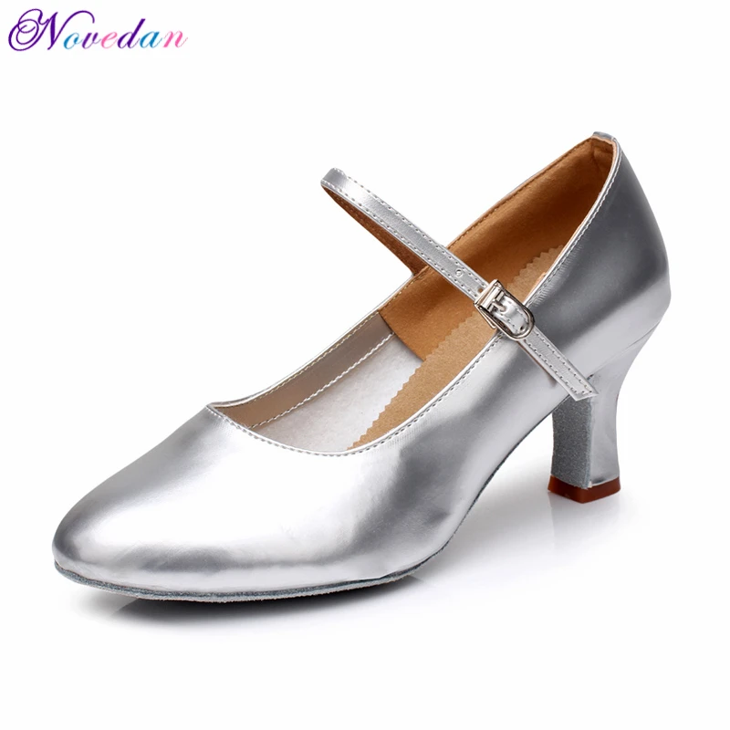 New Women Girls Ballroom Latin Tango Modern Dance Shoes Closed Toe Sandals Indoor Dancing Shoes Ladies Salsa Shoes