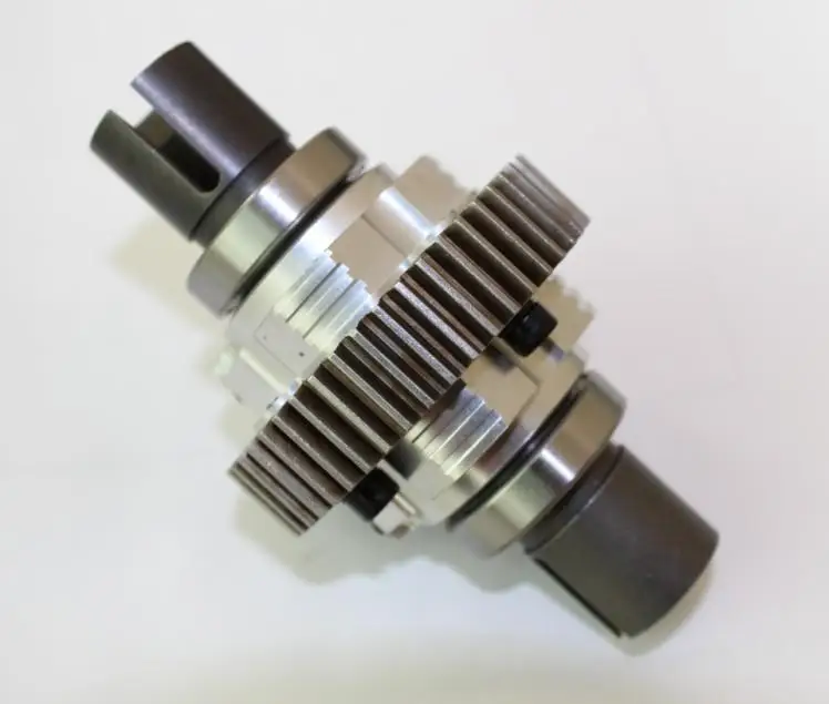 CNC machining full metal housing differential with all metal umbrella tooths for 1:5 HPI KM ROVAN BAJA 5B 5T 5SC