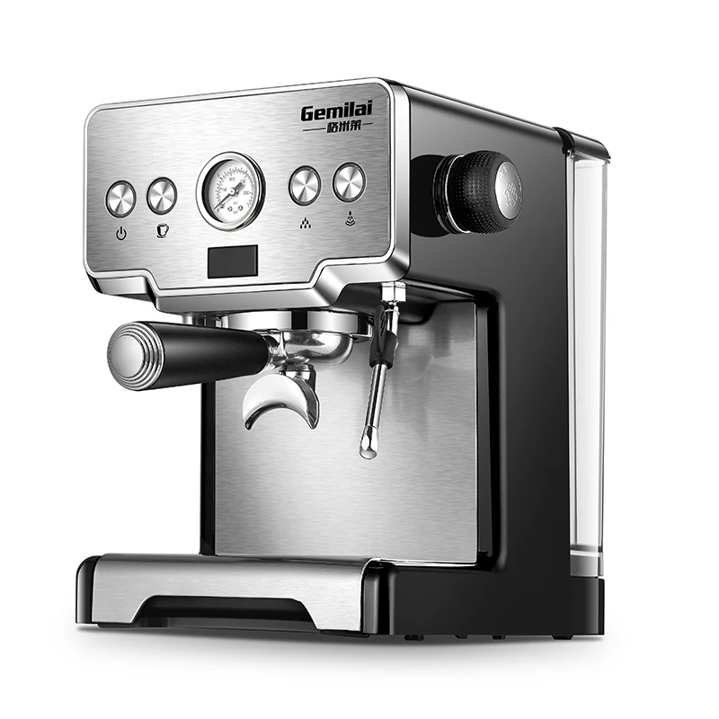 1.7L Coffee Maker 15 Bar Cafetera Steam Semi-automatic Cafeteira Milk Bubble Coffee Machine for Home CRM3605