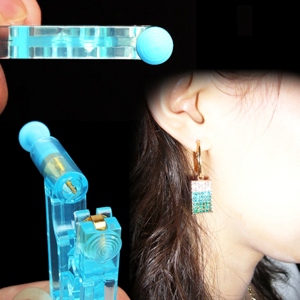 1 Unit Disposable Ear Piercing Unit Sterilized Ear Stud Earring Piercing Gun Body Jewelry Easy to Use At Home