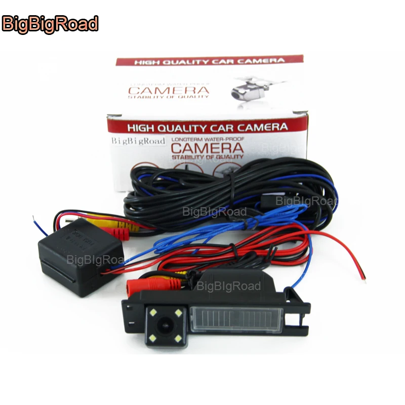 

BigBigRoad Car Rear View Reversing Backup Camera With Filter / Power Relay For Alfa Romeo AR 156 159 166 147 Brera Spider