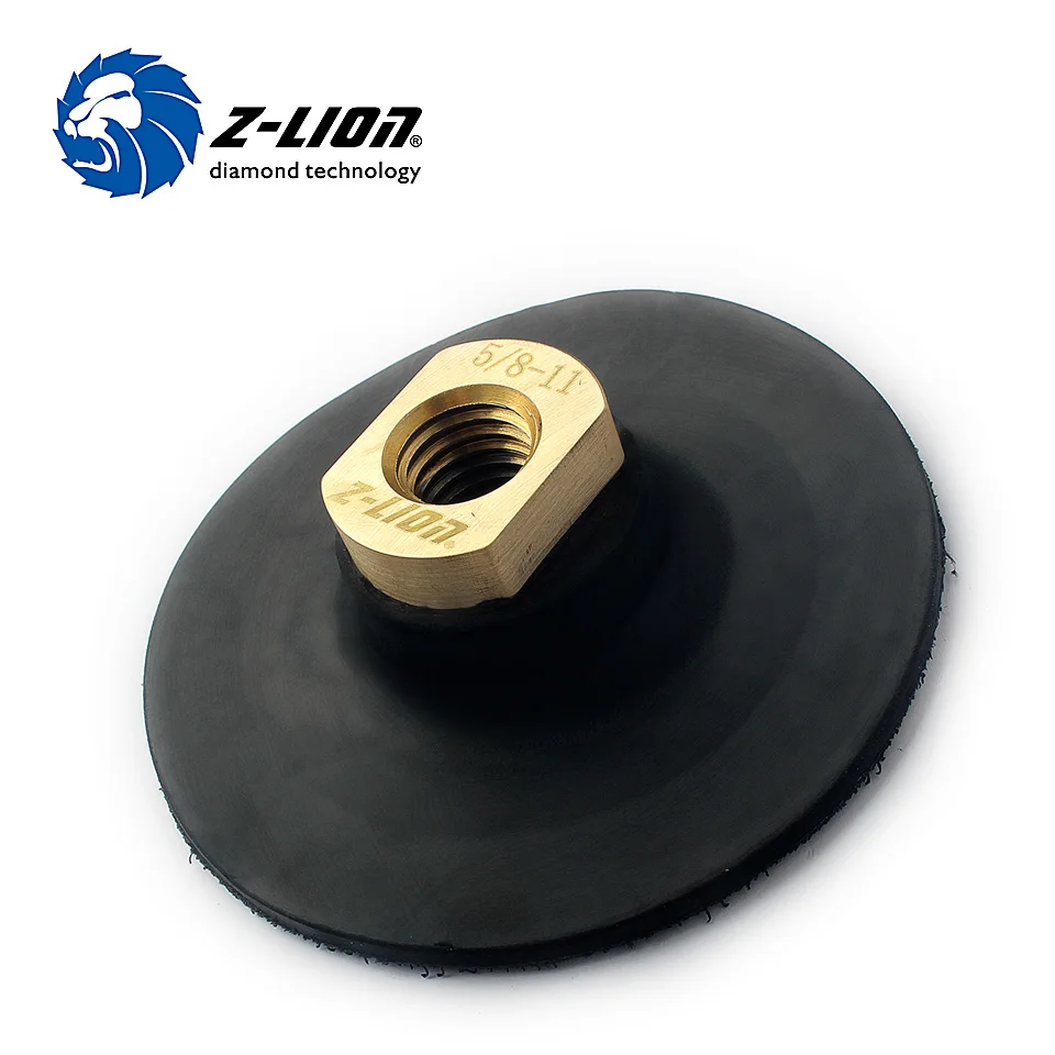 Z-LION 3 Inch Polisher Bonnet Backing Pad M14 Angle Grinder Rubber Backer Pad Super Flexible Polisher Buffer Wheel Disc