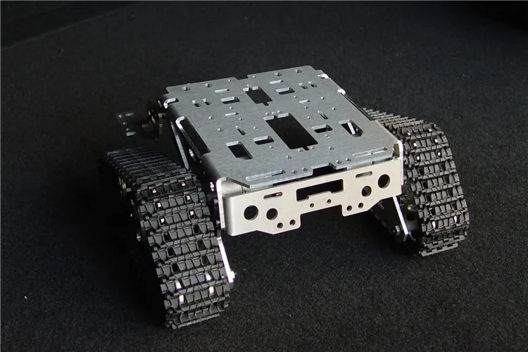 Metal Aluminum Alloy Smart Robot WaLee Tracked Tank Chassis Platform Kit Crawler Track Vehicle Walee Mobile Platform