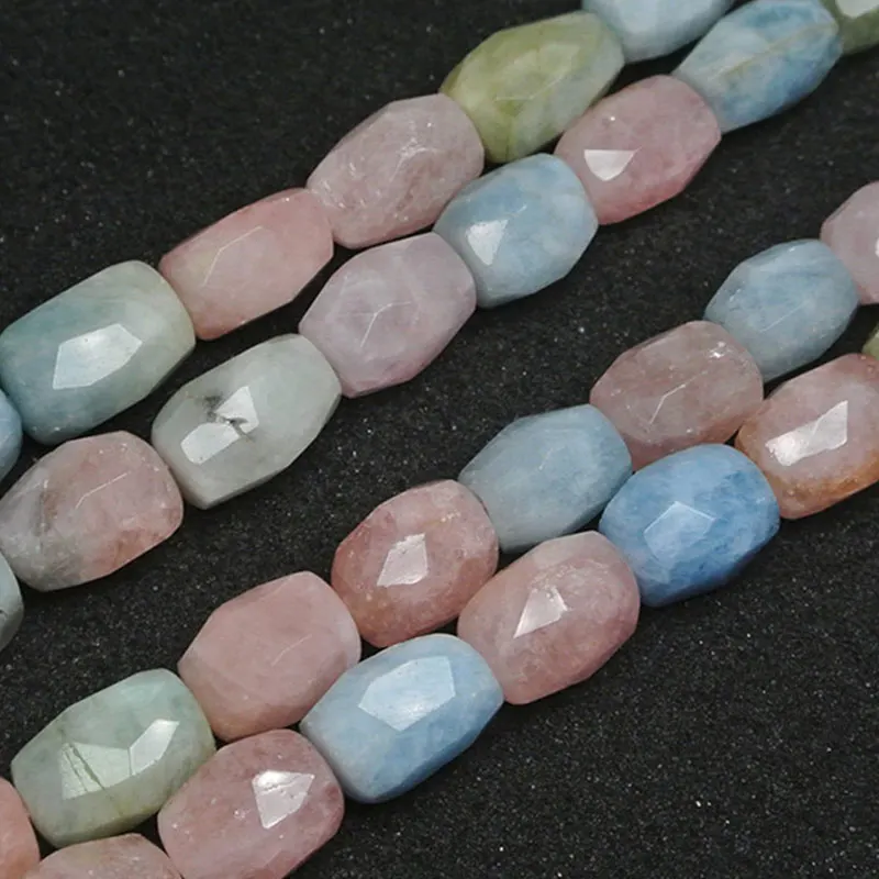 

Faceted Freeform Morgan Beads Natural Stone Beads For Jewelry Making Beads Bracelets 15'' Needlework DIY Beads Trinket