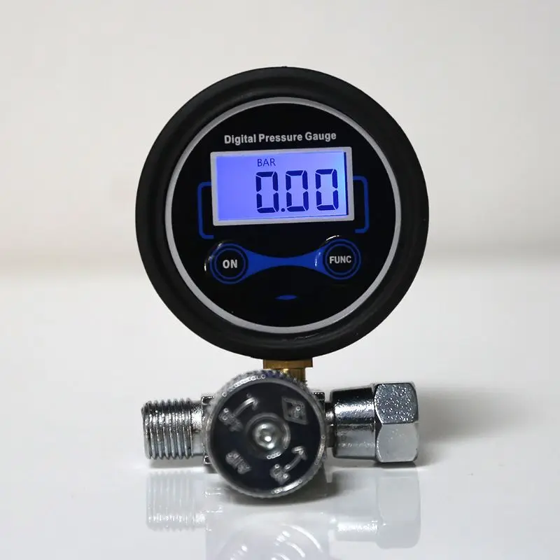 Valve Digital Air Pressure Regulator Air Compressor Regulator Air Filter Pressure Gauge Regulating 1/4in for Spray Gun