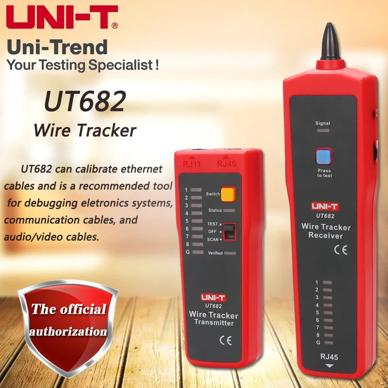 UNI-T UT682 Wire Tracker,Multifunctional Intelligent Finder,Tracks network lines,telephone lines,power cables,and coaxial lines