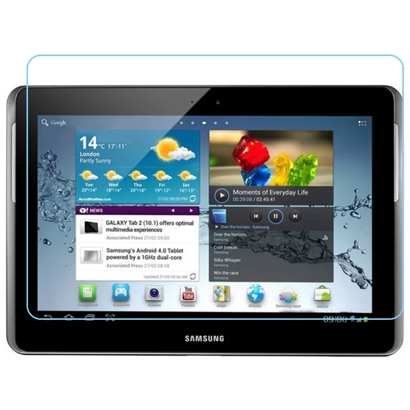 Gehard Glas voor Samsung Galaxy Tab2 P5100 P5110 Screen Protector Film voor Samsung GT-P5100 P5110 Tablet Beschermende Films