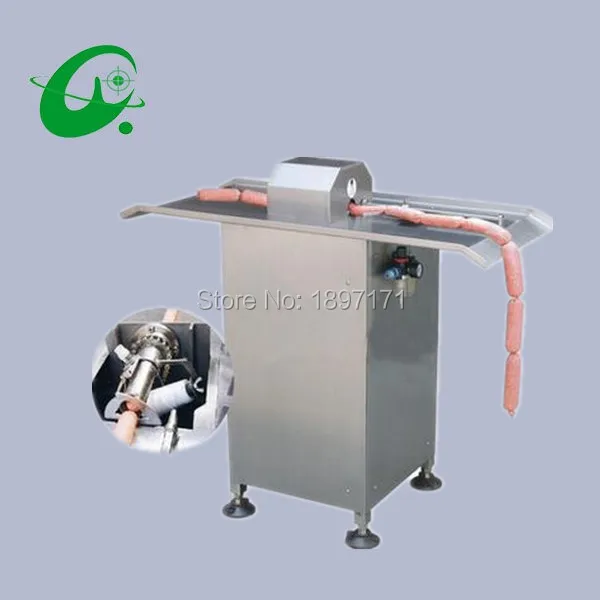 Semi-automatic pneumatic sausage bundle machine wrapper Sausage processing machinery factory directly sale