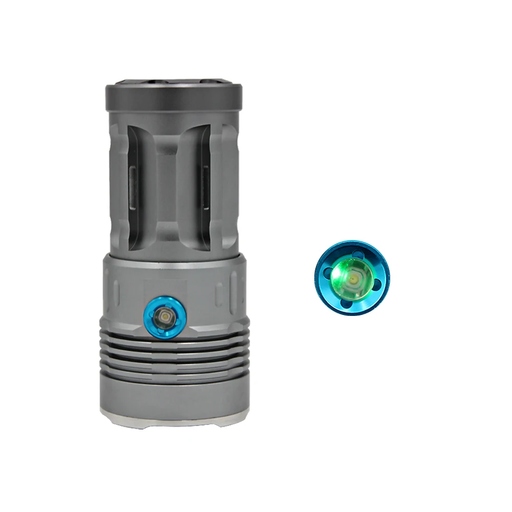 Powerful 8500LM 8x  XM-L T6 LED Flashlight flashlamp 3 Modes Torchs Lantern Flash Light +4x18650 Battery +Charger