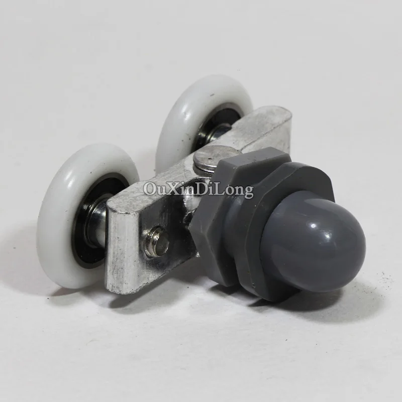 Hotsale 8PCS Shower Bathroom Sliding Door ROLLERS /Runners/Wheels/Pulleys Swing Shower Pulleys Accessories Diameter 23mm/25mm