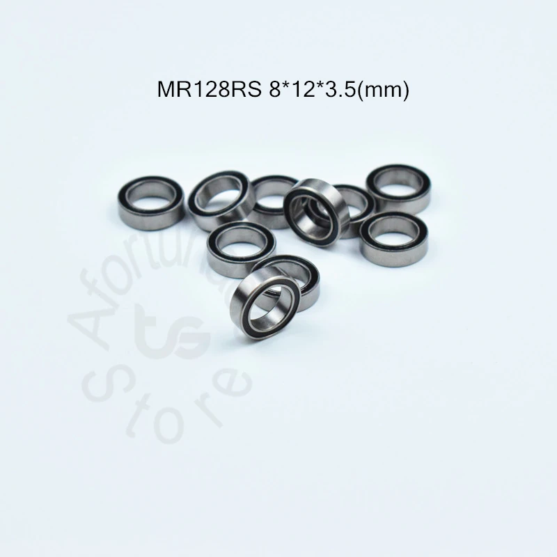 

MR128RS 8*12*3.5(mm) 10pieces free shipping ABEC-5 Metal Sealed Miniature Mini Bearing MR128 MR128RS chrome steel bearing