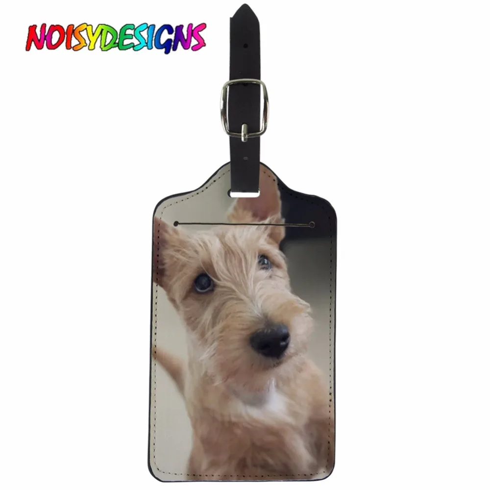 NOISYDESIGNS Suitcase Scottie Dogs Straps Travel Identifier Boarding Portable Label ID Fashion Address Baggage Luggage Tag