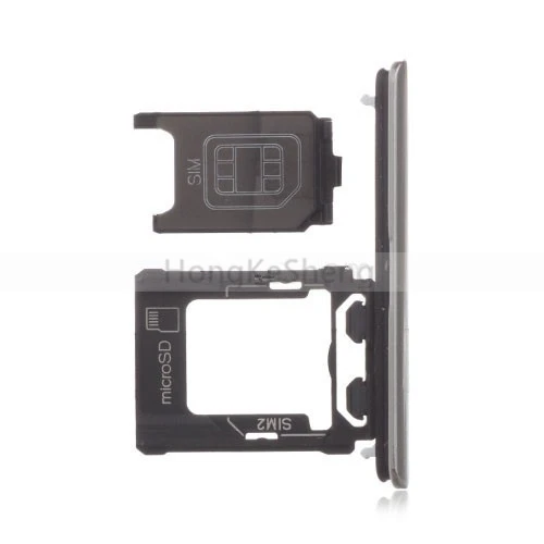 OEM Dual SIM Card Tray + SIM Card Cover Flap for Sony Xperia XZ Premium  XZP G8142 G8141