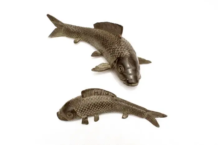 Xing Yuchen light Lucky fish antique copper fish fish Home Furnishing Zhaocai essential