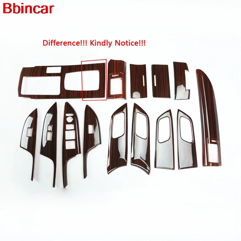 ABS Wood Paint For Honda Accord 9th 2014 Middle Gear Inner Window Switch Air Vent Door Handle Interior Kit Accessories