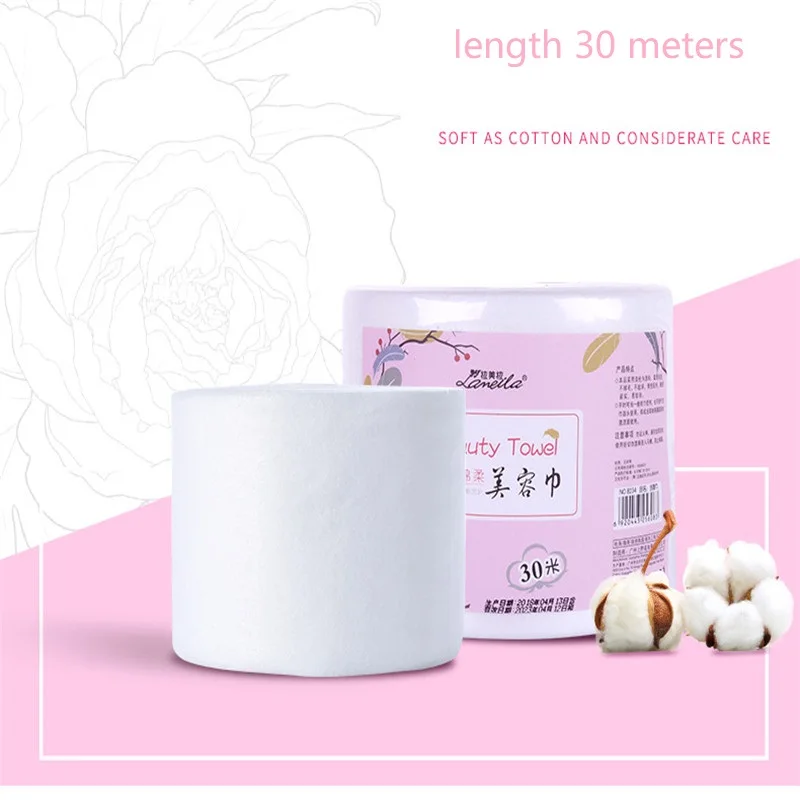 

Non-woven Widened Beauty Towel 30 Meter Length Face Cleansing Towel Tattoo Accesories Supply
