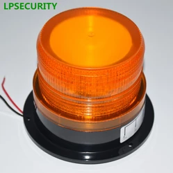 LPSECURITY IP54 12VDC to 60VDC flashing lamp blinker light strobe for garage shutter gate door opener school bus(no sound)