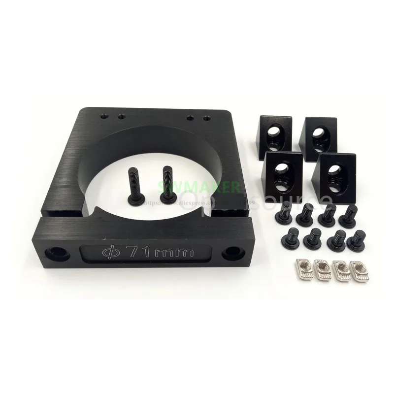 Openbuilds Router Spindle Mount Kit 52mm 65mm 71mm 80mm Diameter For Makita RT 0700C Router CNC C-BEAM machine DIY parts