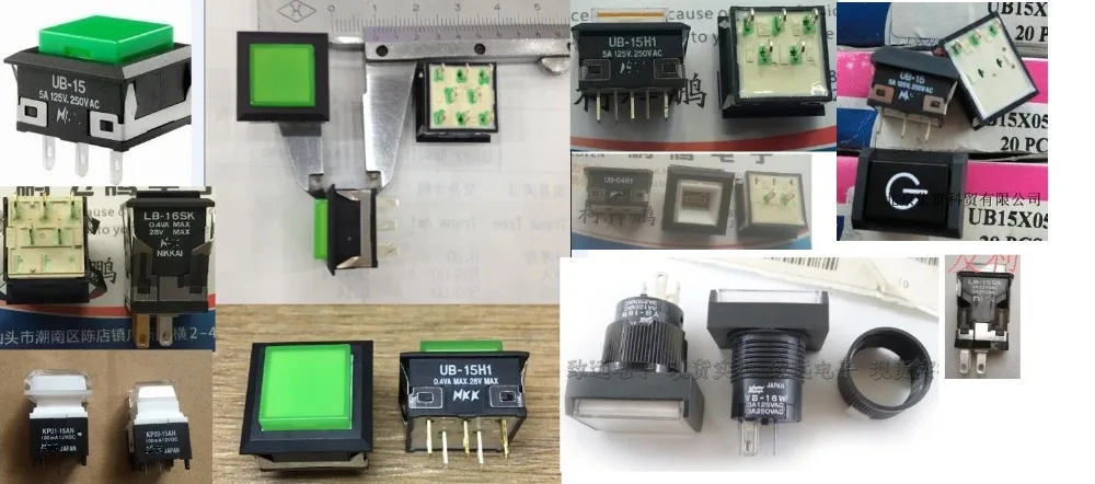 

1PCS UB-26H1 UB-15H1 UB-15X056-RO NKK LB-16SK LB-15SK UB-04H1KS1M YB-16WRKS1 KP02-15AN