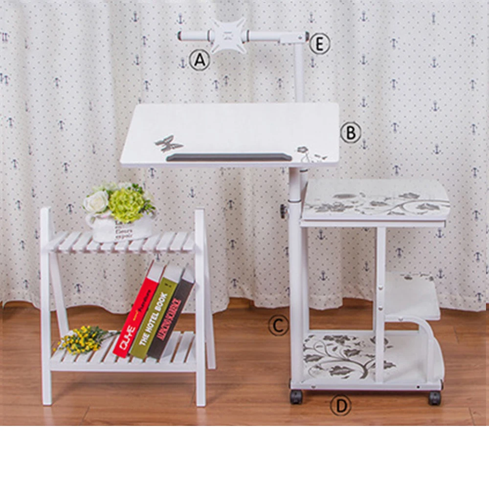 Desk table laptop stand Folding table For laptop Bed table Folding side table bed tray small lunch Table for laptop Laptop stand