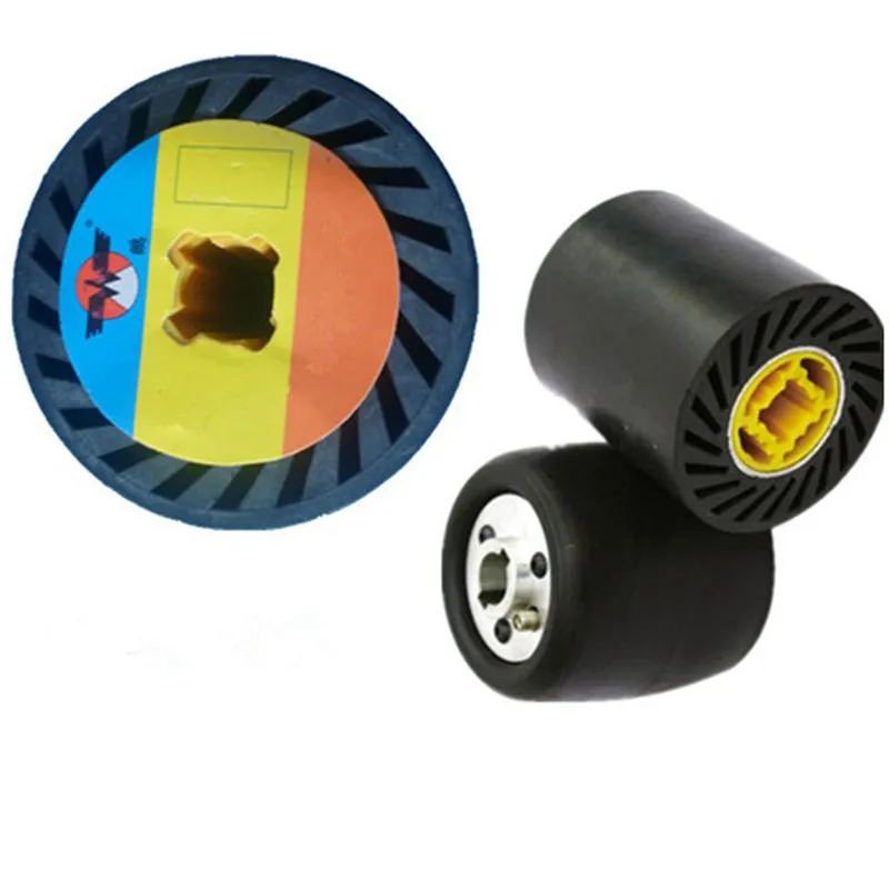90*100mm Elasticity Roller Rubber wheel for drawing machine Polishing Machine Accessary Part Rubber Drum Wheel/ 100X280mm