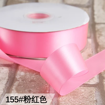 4cm Width 100Yards Polyester Satin Fabric Ribbon Wedding Party Home Decor Handmade DIY Accessories Gift Package 91 meters tape