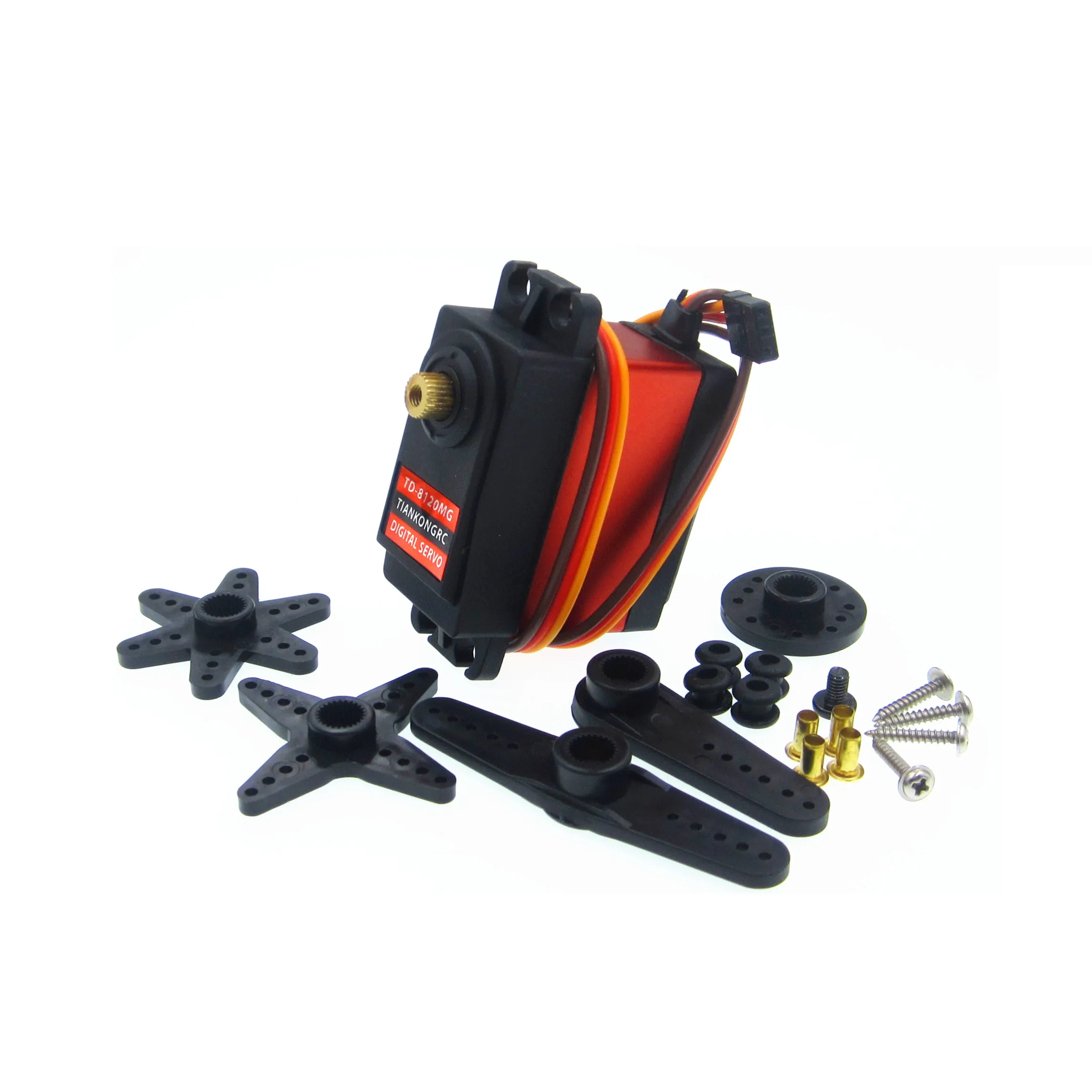 TD-8120MG Waterproof Metal Gear Digital Servo with 20kg High Torque 180Angle for RC Remote Control Car Model Vehicle 20kg servo