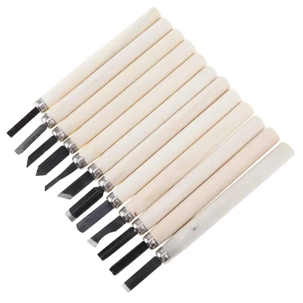 12pcs/set Professional Wood Carving Chisel Tool Set/ Woodworking Carving Tools /Woodcut Cutter Set