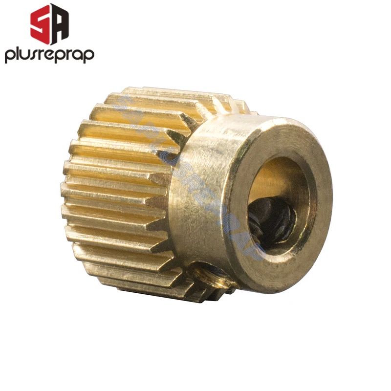 Mk7 MK8 CR10 Extrusion Gear 26/40/50 Tooth Teeth Brass or Stainless Steel Drive Gear Feeding Gear Wheel for 3D Printer Extruder