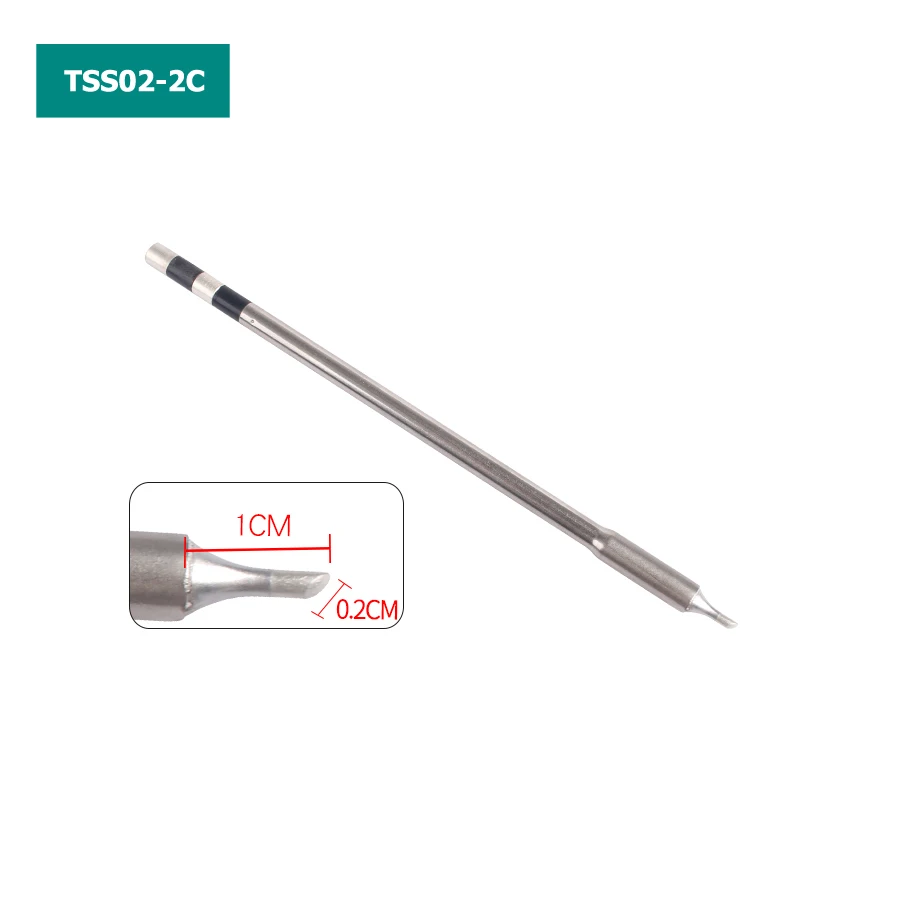 Original Quick TS1200A Soldering Iron Tip TSS02-I J SK 3C 0.8C SK-01 K 1C 2C Solder Iron Tip For Mobile Phone Motherboard Repair