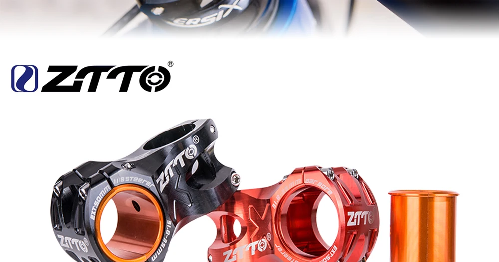 ZTTO MTB 50 mm Vorbau CNC 35 mm 31,8 mm Lenker Fahrrad Ultraleicht 0 Grad Aufstieg Langlebig DH AM Enduro 28,6 mm Gabelschaft Mountainbike – Detail 8